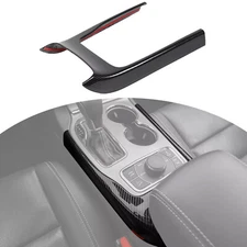 Interior Gear Shift Panel Trim Cover for Jeep Grand Cherokee 2014+ Carbon Fiber