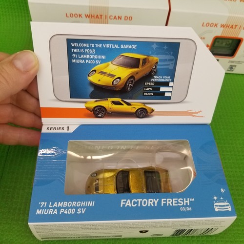 ✅(3) HOT WHEELS ID Factory Fresh - '15 Jaguar '71 Lamborgini Miura Pagani Huayra - Picture 3 of 5