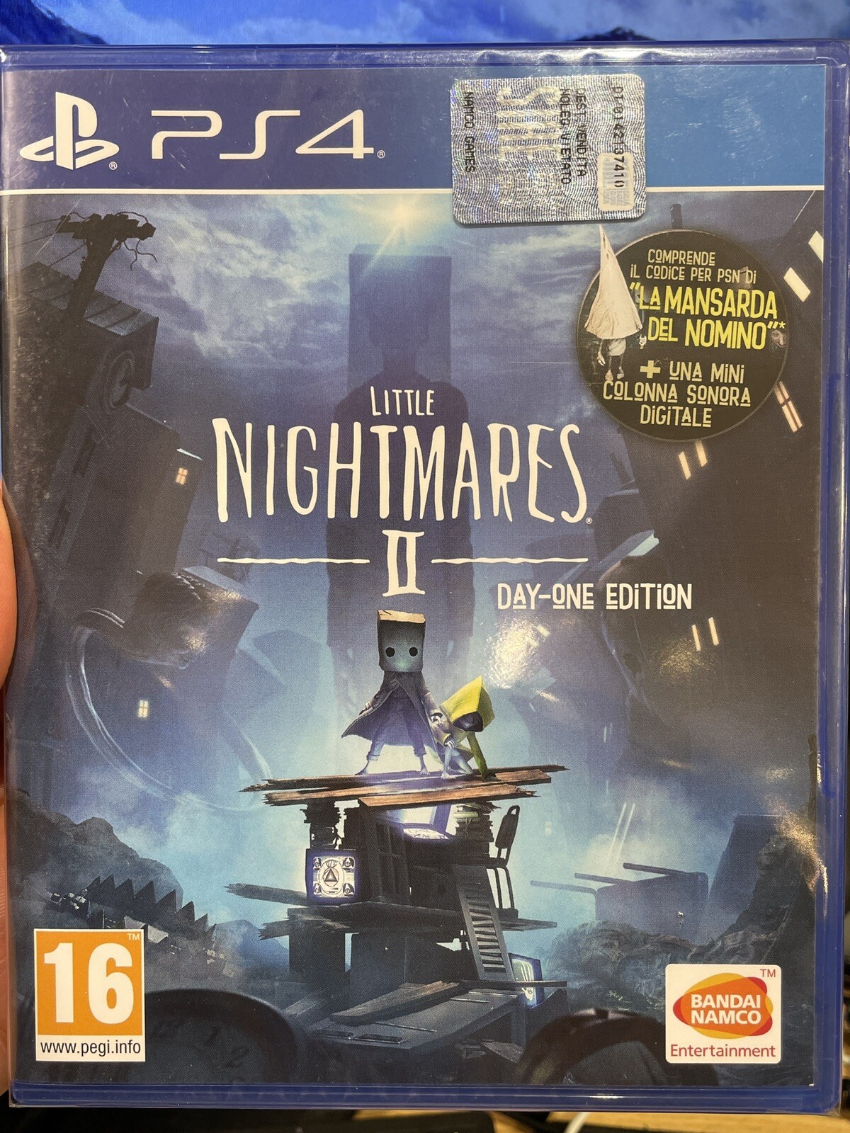 LITTLE NIGHTMARES II 2 DAY ONE ED+CODICE PSN LA MANSARDA SIGILLATO+ COLONA SONOR