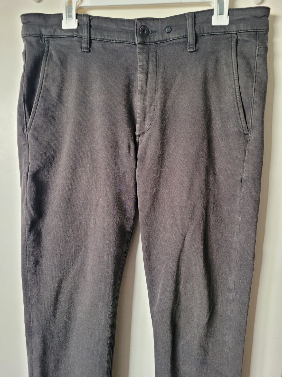 Rag & Bones Barely Black Basic Chino Pants Size 33 - image 2