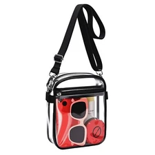 MAY TREE Clear Purse Stadium Approved with Adjustable Strap, 8.5”x6.8̶