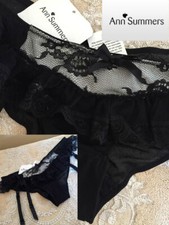 B/NEW Ltd Edition ANN SUMMERS WEDDING LINGERIE LACE Suspender KNICKERS SOLD-OUT