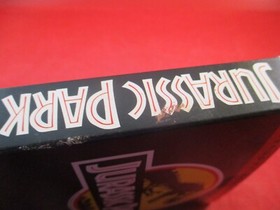 Jurassic Park (Nintendo NES) COMPLETE w/ Box manual game WORKS!