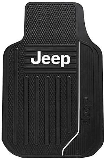 Juego de 2 alfombrillas delanteras negras de ajuste universal para auto camioneta Jeep Foto 3 de 4