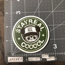 Stay Real Coool Adult Humor Sticker For Skateboard Bottle Phone Guitar Ect Mat58