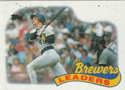 FREE SHIPPING-MINT-1989 Topps #759 Brewers LEADERS PLUS BONUS CARDS