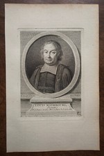 LOUIS MAIMBOURG . JESUITE . PORTRAIT. ORIGINAL ENGRAVING. 1760