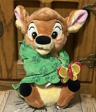 Disney Parks Babies Bambi Baby Plush with Blanket Pouch 10" Babies