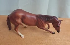 Breyer #1254 Smart Little Lena Cutter Horse Matte Chestnut Sorrel Classic 1994