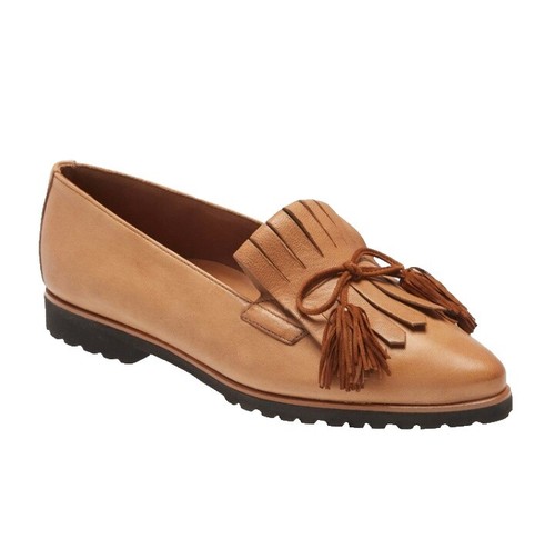 NWD $450 Paul Green Shay Bit Leather Loafer Light Brown Size  display picture 1