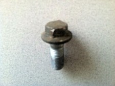 00-06 BMW 325xi 325i 330i 330Ci E46 ~ 1 LEFT FRONT BRAKE CALIPER SCREW		