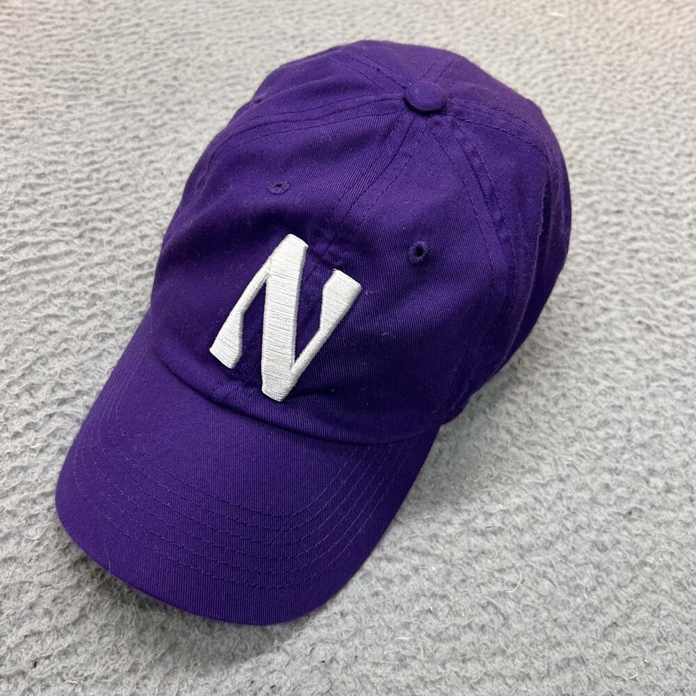 Northwestern Wildcats Hat Cap Men One Size Strapback Top of the World Dad HAt