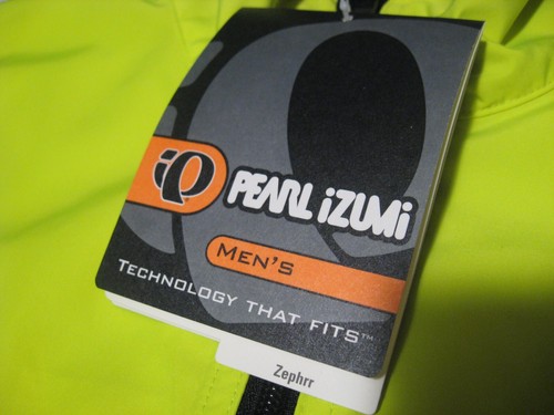 Pearl Izumi MENS LARGE Cycling/Bicycle Neon Yellow Zephrr Barrier Vest NEW! - Picture 5 of 9