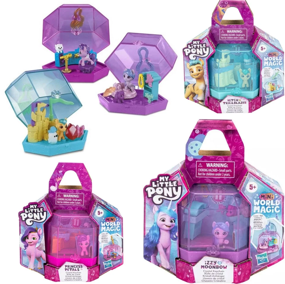 HASBRO My Little Pony Mini World Magic Kristall Anhänger Schlüsselanhänger Spielwelt