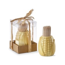 TAG Corn Toothpick Holder Set - Yellow G18036