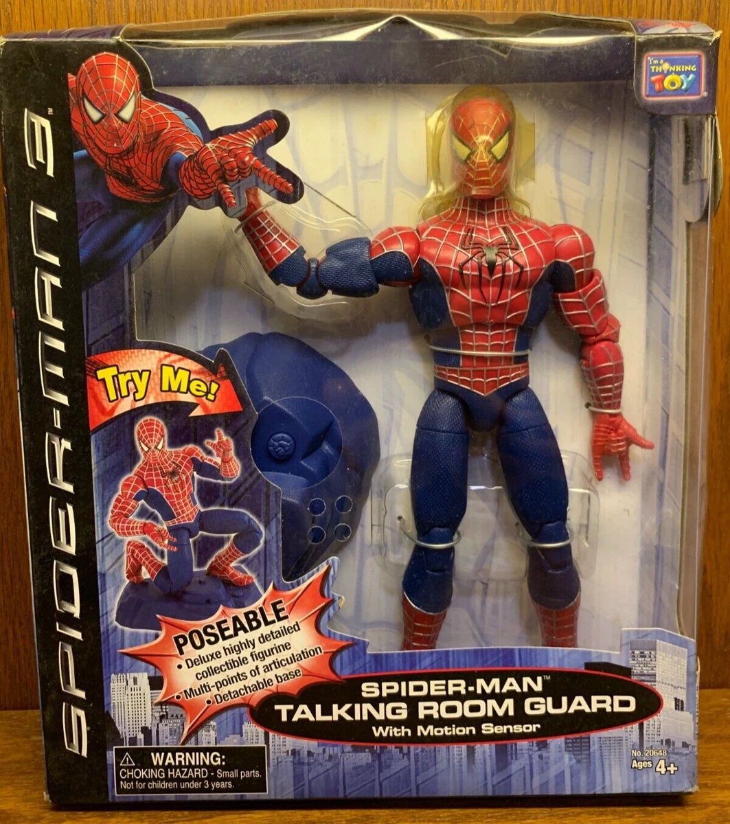 Spider-Man, remote controlled action command - Spider-Man 3 - Thinkway Toys  2007