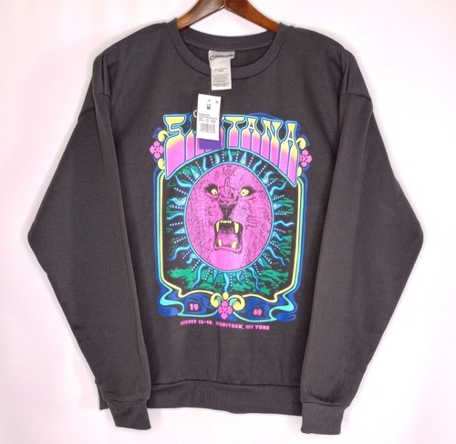 Carlos Santana Sweatshirt Damen schwarz Gr.M Grafik Neu mit Etikett
