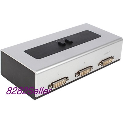 DVI 2 Port DVI-D 2:1 Manual Switcher Selector Switch Box digital WQHD