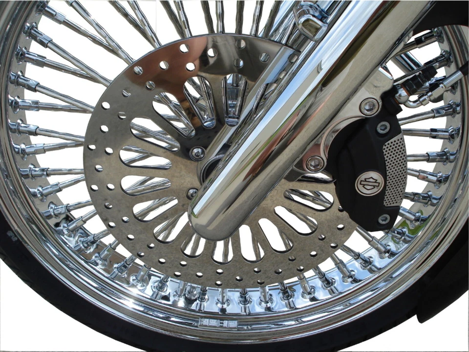11.5 SUPER SPOKE FRONT BRAKE ROTORS FREE BOLTS HARLEY TOURING ROAD KING PARTS - Image 2 of 3