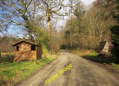 Foto 6x4 neue und alte Schuppen, Leigh Bridge Belsford Keine Ahnung ob die o c2014