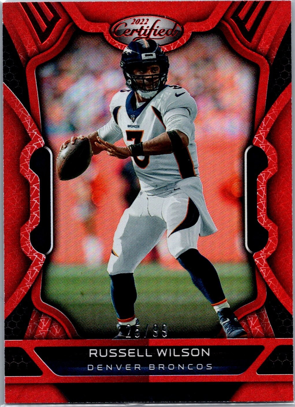 2022 Panini Certified - Mirror Red #30 Russell Wilson /99