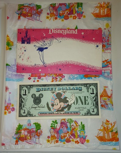 Disney Dollar One $1 1987 Rare 1st Series Mickey “Disneyland Mistake” Single A - Picture 5 of 9