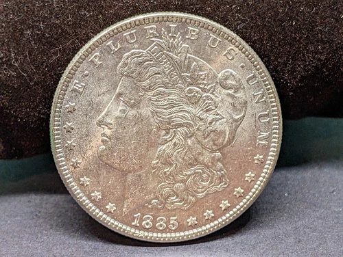 1885P Gem BU Morgan Silver Dollar $1 250640