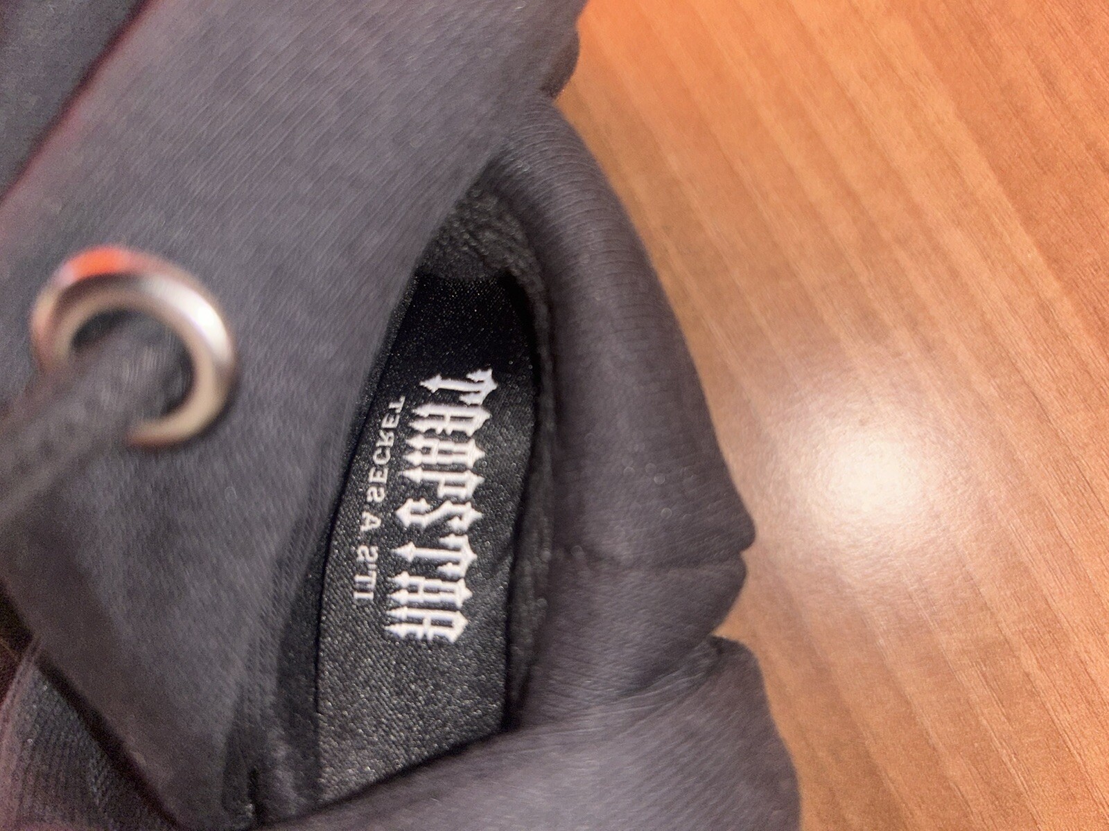 Trapstar Chenille Decoded ice Hooded Tracksuit - Black Ice (Blue/Grey) Medium image 4