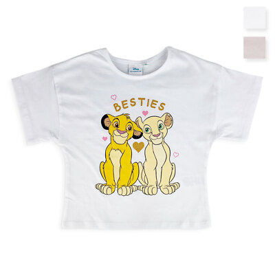 Disney König der Löwen T-Shirt Shirt Kurzarm Shirt Mädchen Baumwolle 5184