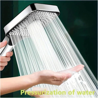 3Modi Duschkopf Hochdruck Handbrause Duschbrause Wassersparend mit 1.5m Schlauch