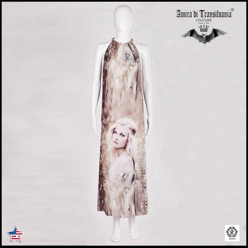 women clothing summer fashion brand couture long kaftan curvy beige hippy dress 