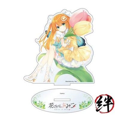 Amiko-chan Acrylic Stand Flowering Amiko Series Tulip Illustration: Tsunako