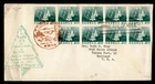 DR WHO 1956 RYUKYU JAPAN FDC ARBOR WEEK BLOCK R68294