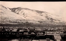 1907 - 1918 RPPC Real Photo Postcard Panoramic Aerial View of McBride BC Canada