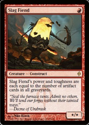 Slag Fiend~95/175~LP~(NPH) - New Phyrexia~MTG
