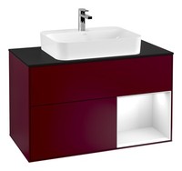 Villeroy & Boch Finion Waschbeckenunterschrank FüR Becken Mittig Regal Rechts...