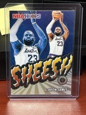 Panini 2023-24 NBA Hoops Premium Stock Sheesh #17 LeBron James Lakers