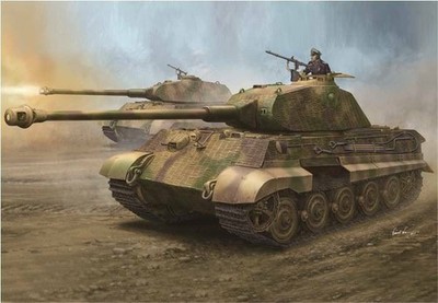 1/35 Hobby Boss German Sd.Kfz.182 King Tiger Porsche Turret with Zimmerit