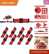 8 Pack Fishing Lure Covers 6" Lure Wraps for Fishing Rod Hook Cover Bait Stor...