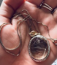 Tutelar Qareen Djinn Master Protector Of Foresight  Crystal Pendant Metaphysical