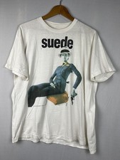 Vintage Suede Band Shirt, Suede Classic Style White Unisex Shirt S-5XL WA1550