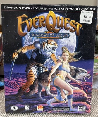 EverQuest Shadows of Luclin Big Box PC Expansion Complete 3 Disc Set 