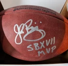 Signed John Riggins Super Bowl XVII  Football     Steiner COA