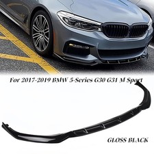 Front Bumper Lip Spoiler Splitter Gloss Black For 2017-19 Bmw G30 G31 M-sport Front Bumper Lip Spoiler Splitter Gloss Black For 2017-19 Bmw G30 G31 M-sport