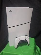 Sony PlayStation 5 Slim Disc Edition PS5 1TB White Console Spider Man 2 bundle