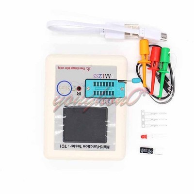 Multifunction Transistor Tester Diodes Full Color Graphics LCD Display LCR - TC1