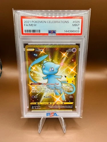 2021 Pokemon Celebrations Mew 025/025 Secret Rare PSA 9