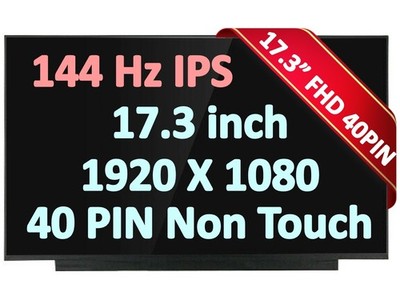 MSI KATANA 17 B13VGK B13VGK-684US 144hz 17.3'' FHD IPS LCD Screen 40 pins Panel