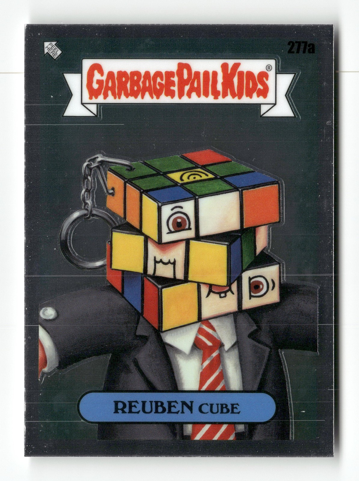 2024 Topps Garbage Pail Kids Chrome #277a Reuben Cube front
