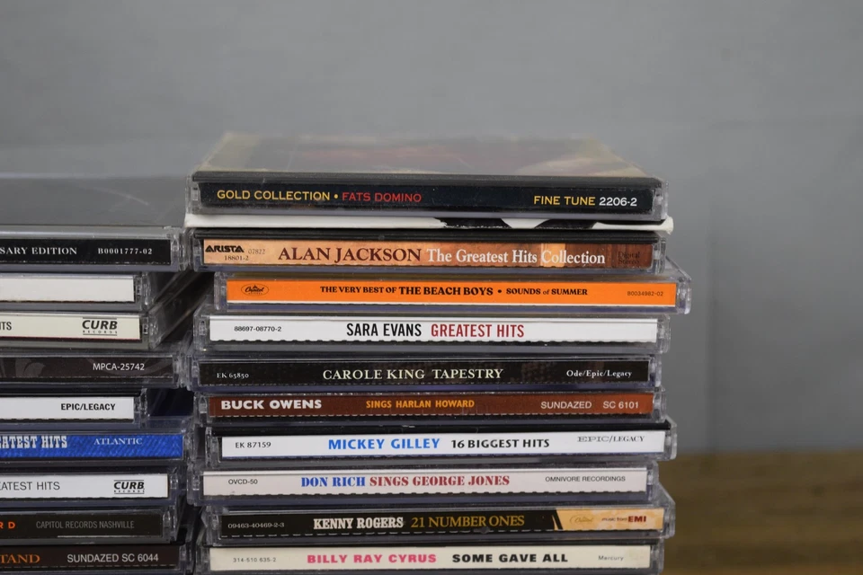 Country Music CD Lot 20+ Alan Jackson Tim McGraw Garth Brooks Greatest Hits Foto 2 de 4